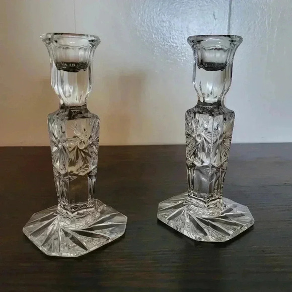 Vintage Cut Candle Holder (Set of 2) - Picture 2 of 8